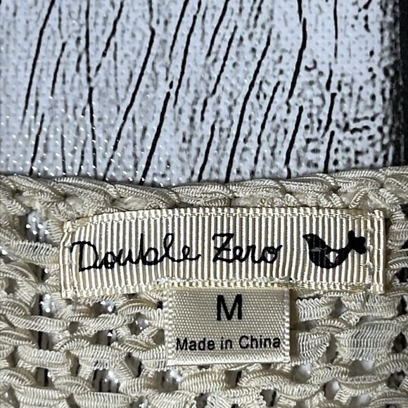 Double Zero Fringed Open Cover Up Sz Medium - Picture 5 of 9